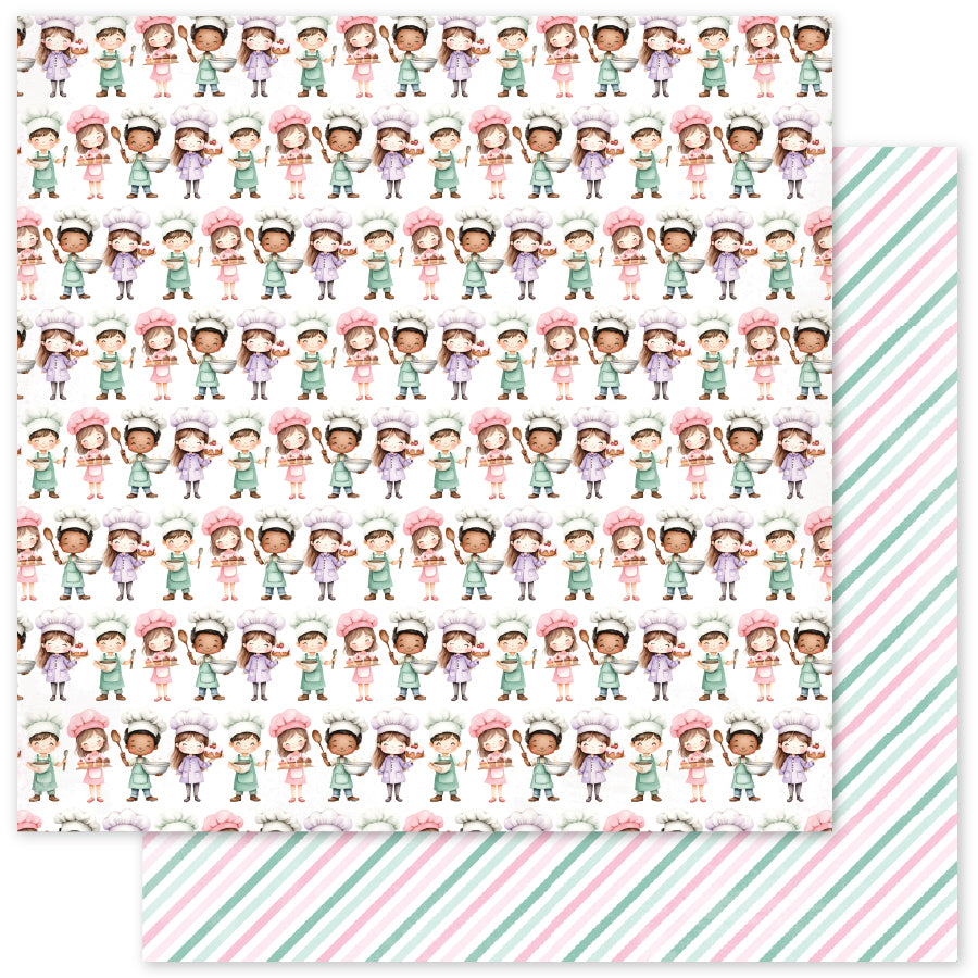 Little Bakers Patterns 12x12 Paper Collection 35023