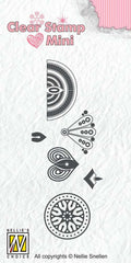 Clear Stamp Minis Flower 3