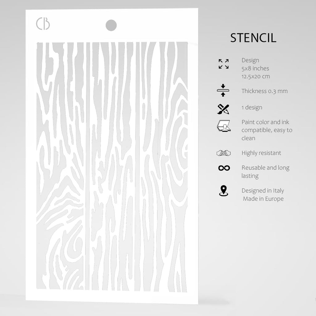 Texture Stencil 5"x8" Parquet