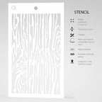 Texture Stencil 5"x8" Parquet