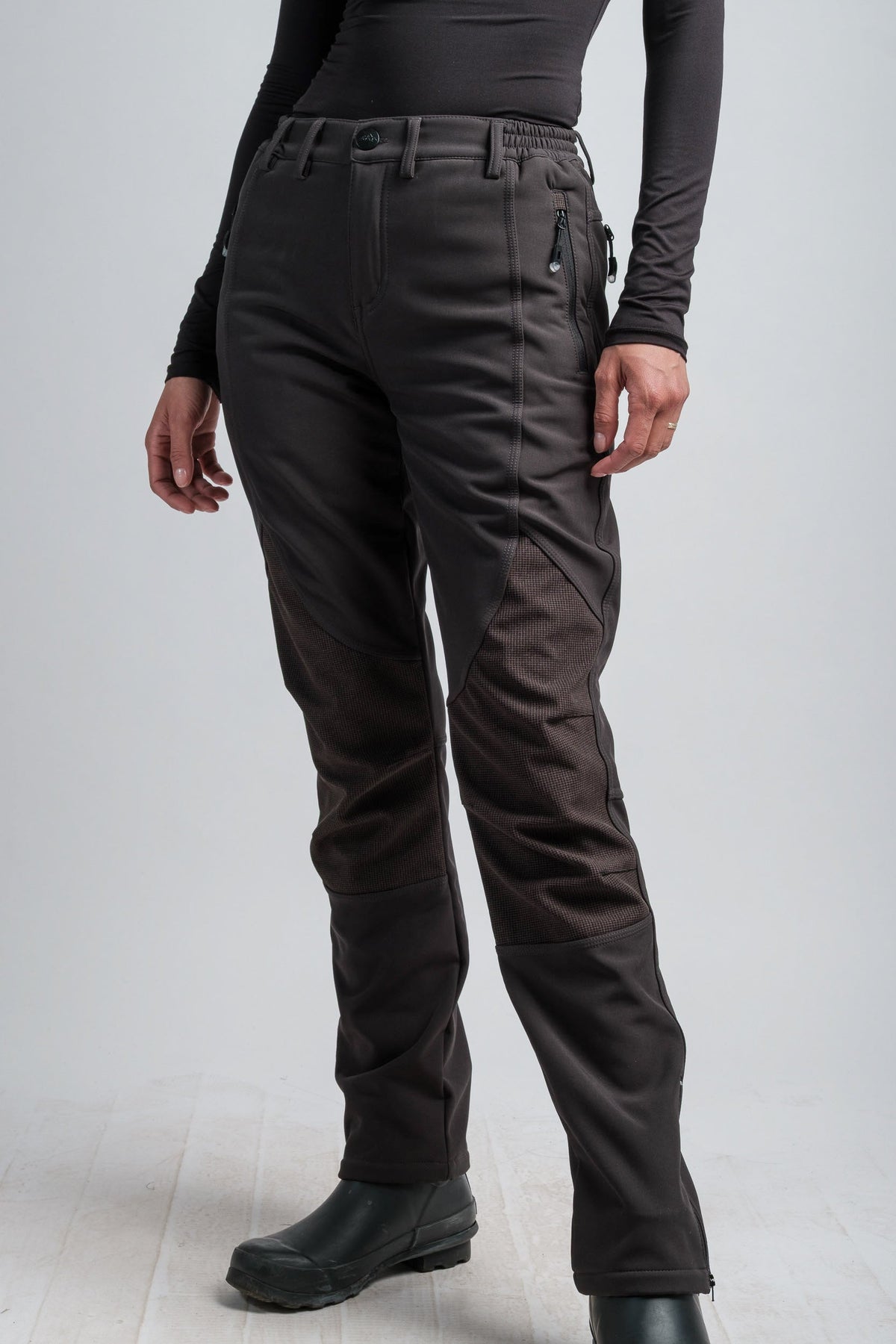 [Gray] PRO Women's High Waist V2 Adventure Water Resistant Pants
