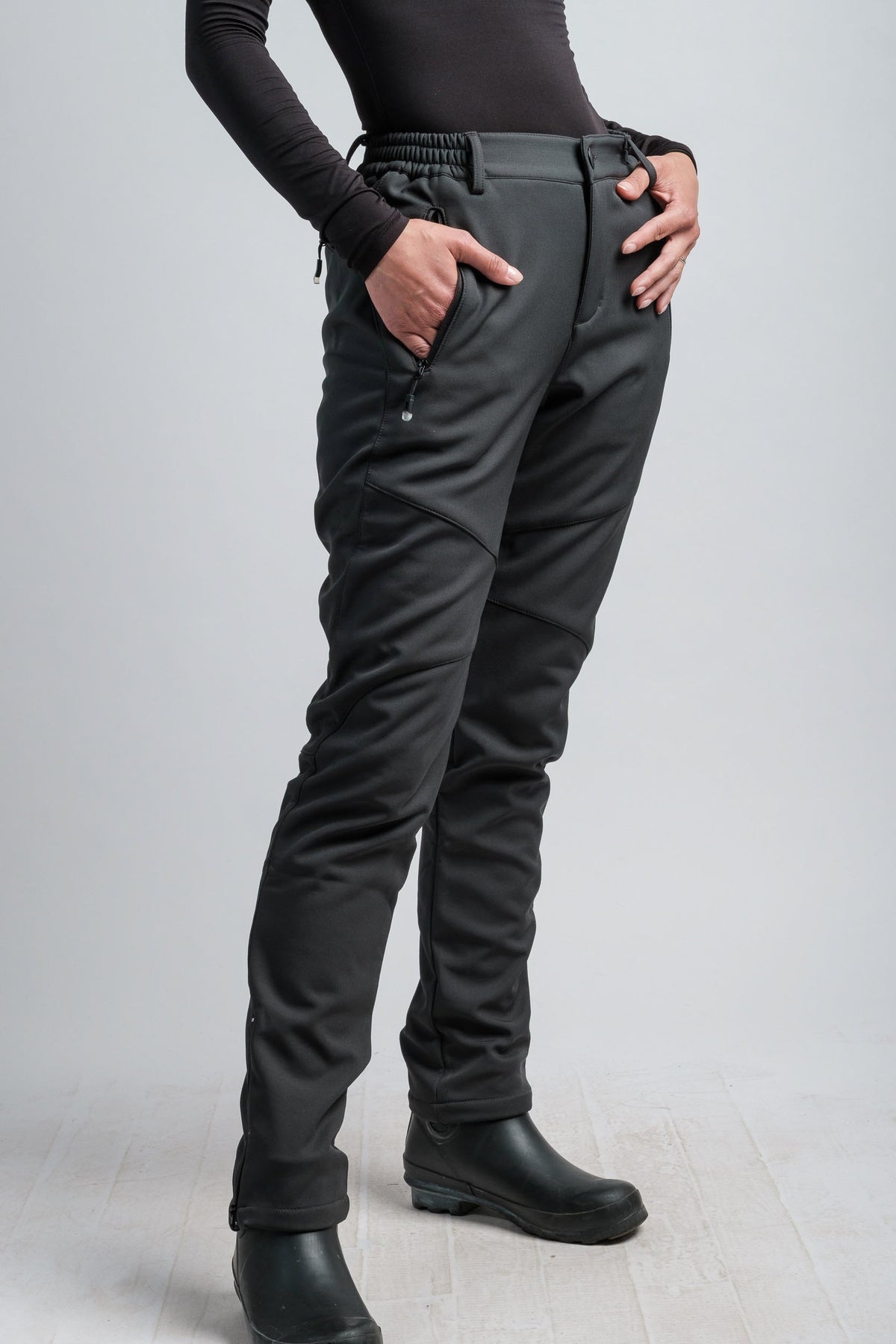 [Gray] Women's High Waist V2 Adventure Water Resistant Pants