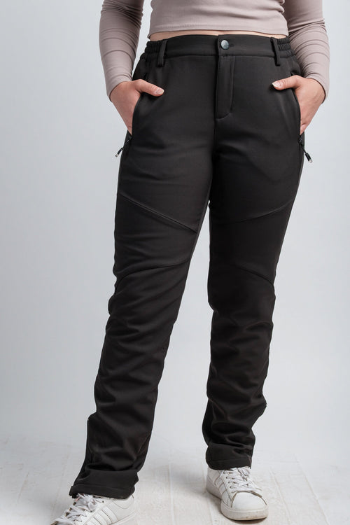 [Black] Women's High Waist V2 Adventure Water Resistant Pants