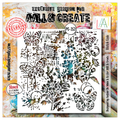 AALL and Create - 6"x6" Stencil - Blotch Code