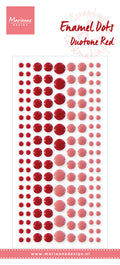 Marianne Design Enamel Dots - Duotone Red