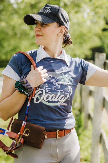 Ocala Tee in Charcoal