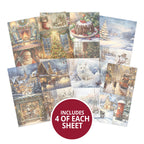 Festive Parchment Scenes