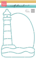 Marianne Design Craft Stencil - Lighthouse by Marleen