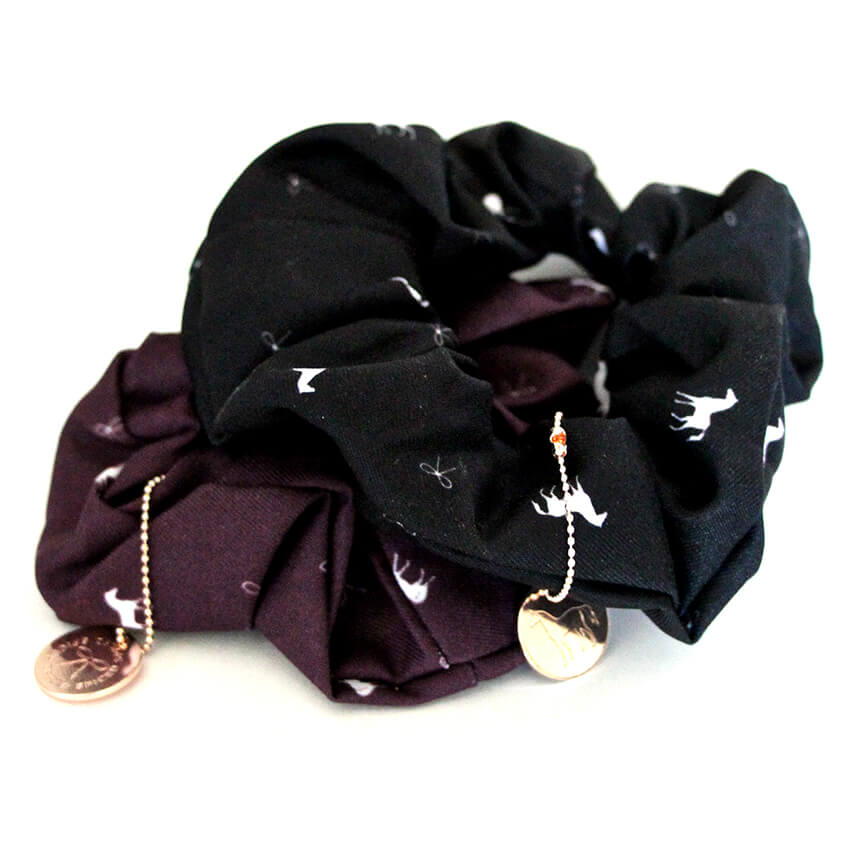Pony Print Scrunchie