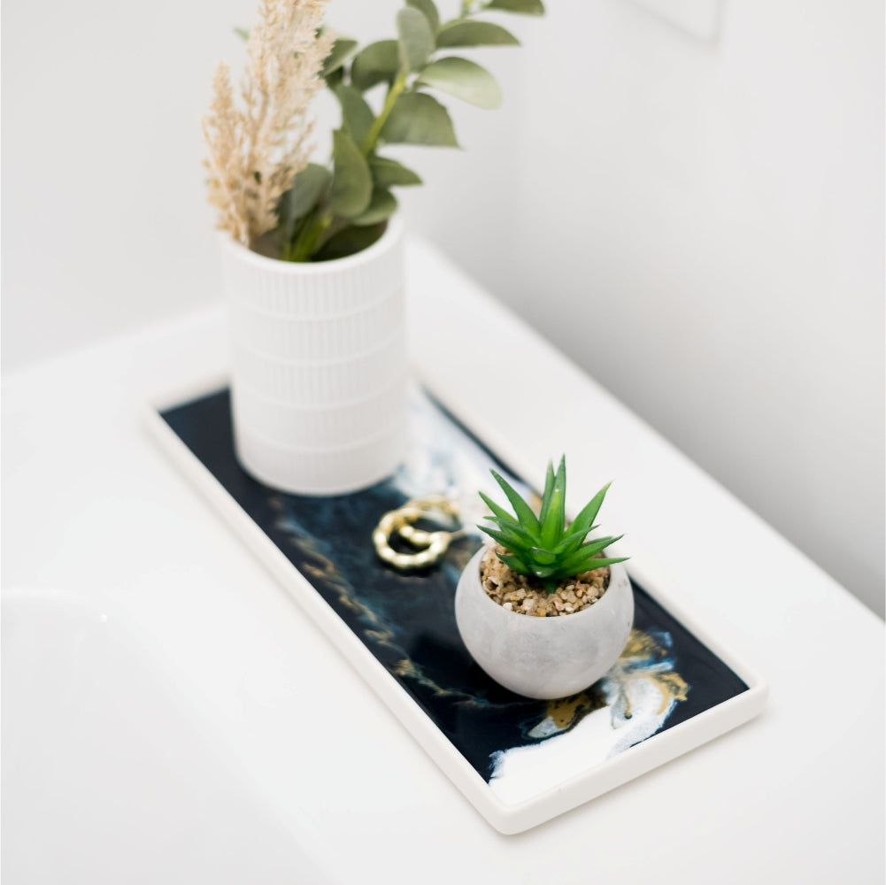 Large Ceramic Resin Trays