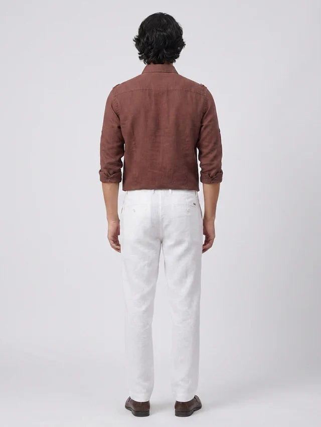 Raj Cotton Linen Relaxed Fit Everyday Men's Shirt - Multiple Colors