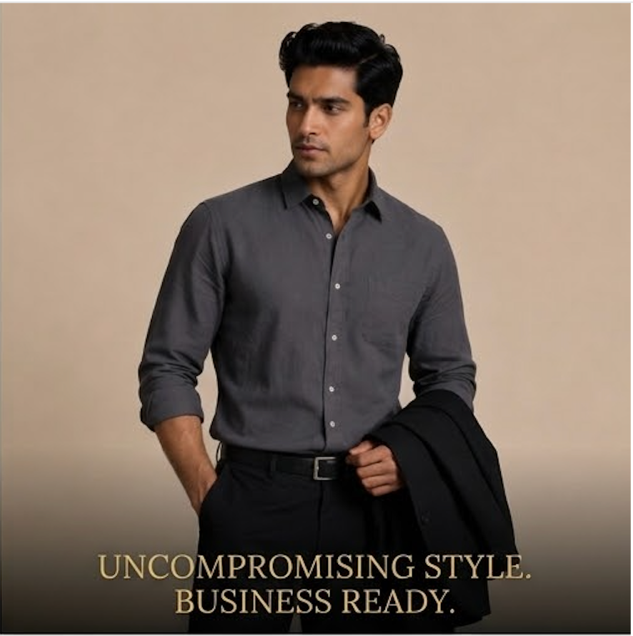 Raj Cotton Linen Relaxed Fit Everyday Men's Shirt - Multiple Colors