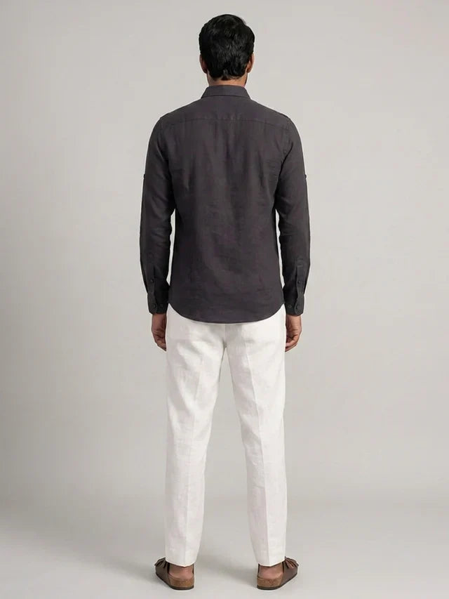 Raj Cotton Linen Relaxed Fit Everyday Men's Shirt - Multiple Colors