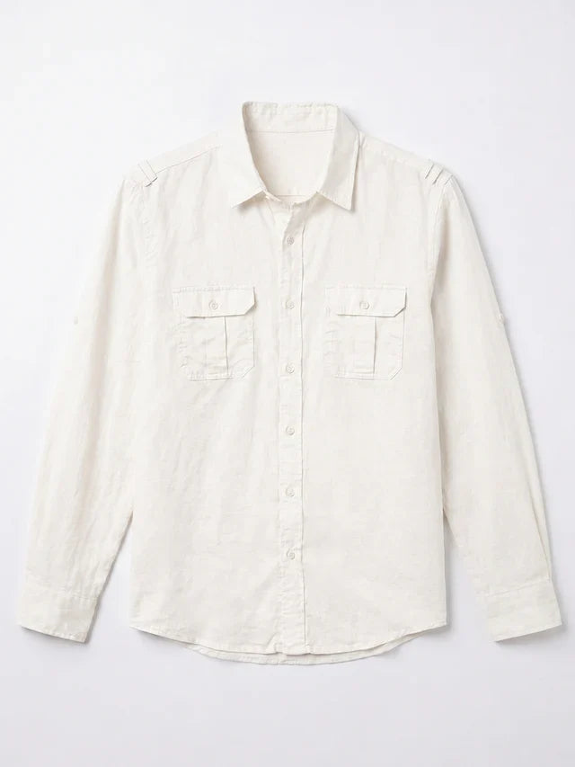 Raj Cotton Linen Relaxed Fit Everyday Men's Shirt - Multiple Colors