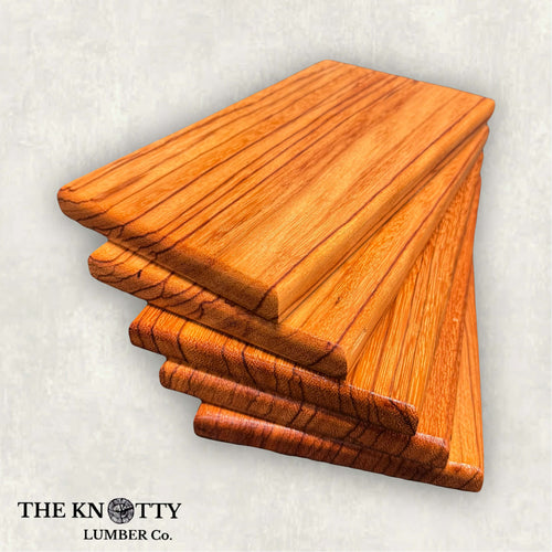 Red Zebrawood Bar Board Blanks - 10x5.5"