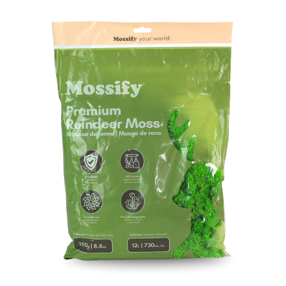 Premium Reindeer Moss Bag