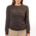 Ride More Active Sweatshirt in Charcoal