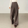 Elegant Knit Wide-Leg Pants – Autumn Office Casual Trousers for Women