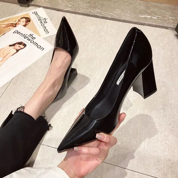 Blue Super High Heels  -  Pointed Toe Pumps for Stylish Women