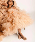 Fluffy Tulle Gown for Photoshoots