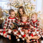 Plaid Matching Family Christmas Pajamas – Mom, Dad, Kids & Baby