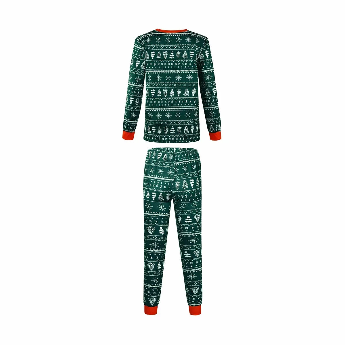 Christmas Family Matching Pajamas Set – Allover Print 2-Piece Sleepwear for Mom, Dad, Kids & Baby