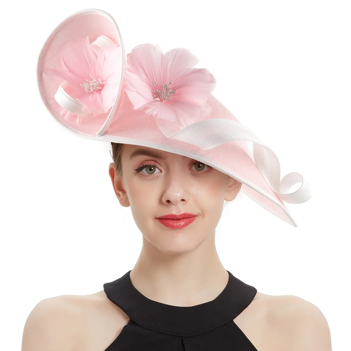 Christmas Sinamay Fascinator Perfect Wedding Hat Unique Derby Party Hat Fashion Church Hats Bride Headband Fascinators for Women