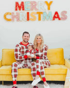 Plaid Matching Family Christmas Pajamas – Mom, Dad, Kids & Baby