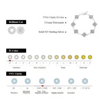 Full Moissanite Diamond Bracelet for Women - DVVS1 Clarity, 925 Sterling Silver, Gold-Plated - Engagement and Wedding Jewelry Gift