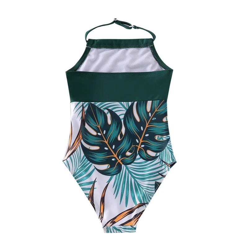 Family Matching, Mother-Daughter Matching Beach Swimwear