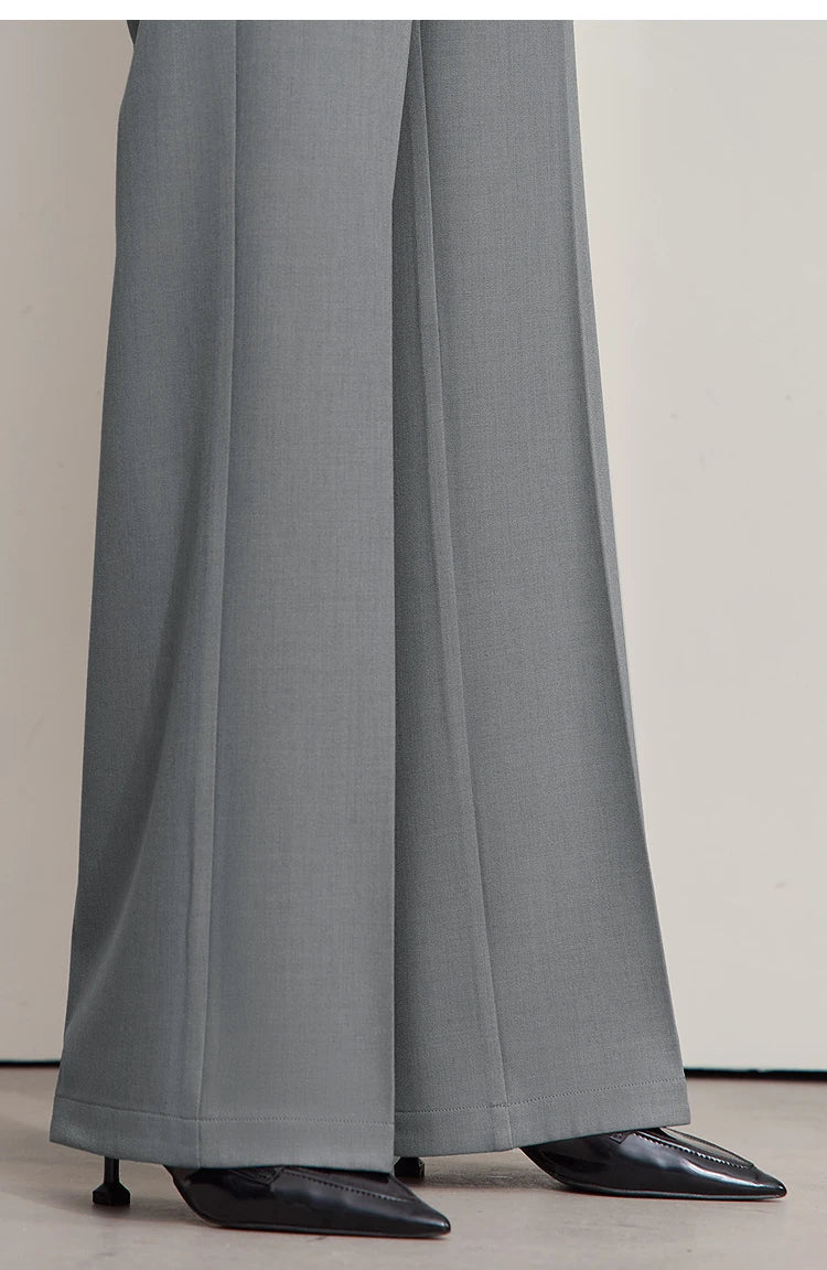 Elegant Office Lady Loose Trousers 2026 Autumn Collection