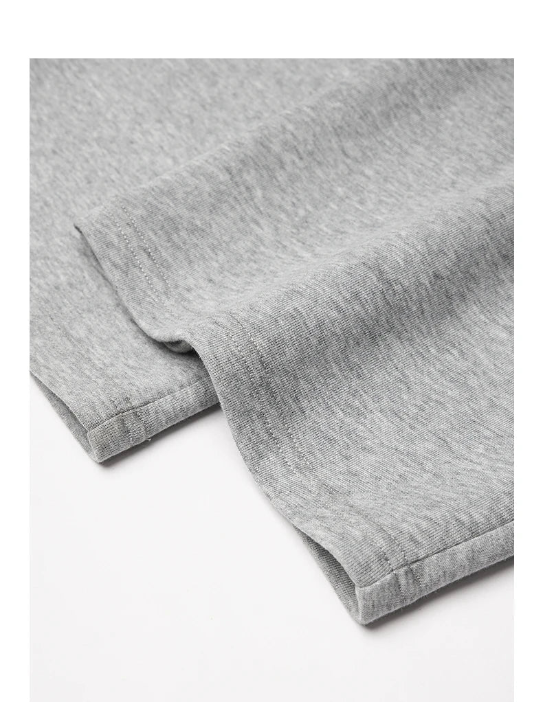 Autumn Elastic Waist Sweatpants – Women’s Wide-Leg Straight Cotton Sports Pants