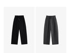 Autumn Elastic Waist Sweatpants – Women’s Wide-Leg Straight Cotton Sports Pants