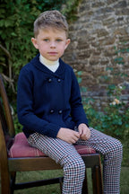Burgundy Collection Shabbos cotton print Smocking dress check shirt soft wool knitting family match clothes boys girls