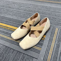 2025 Fashion Elastic Band Footwear Low Heel Ballet Flats Shoes For Women Soft Female Shallow Ladies Heeled Pumps Slip On Shoes