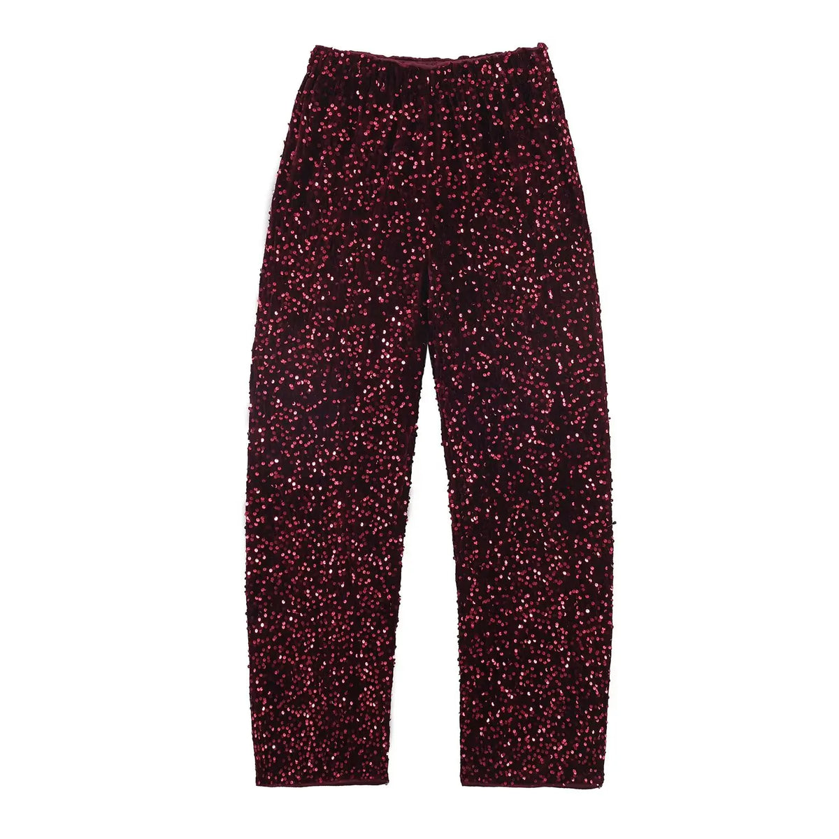Chic Elegant Sequin Pants 2 Pieces Sets For Women Sequin Fur Vest Top Women's Suit 2026 New Year Party Woman Outfits ﻿