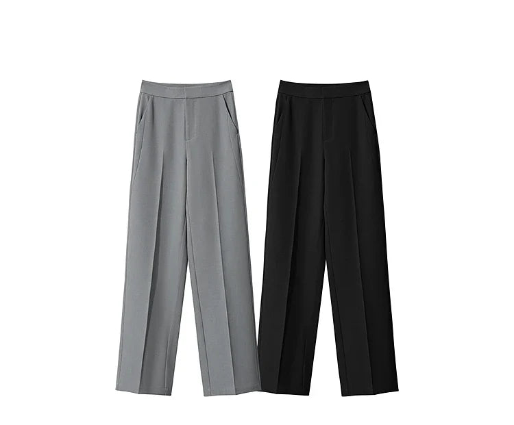Elegant Office Lady Loose Trousers 2026 Autumn Collection