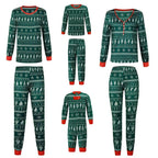 Green Matching Family Christmas Pajamas – Mom, Dad, Kids & Baby