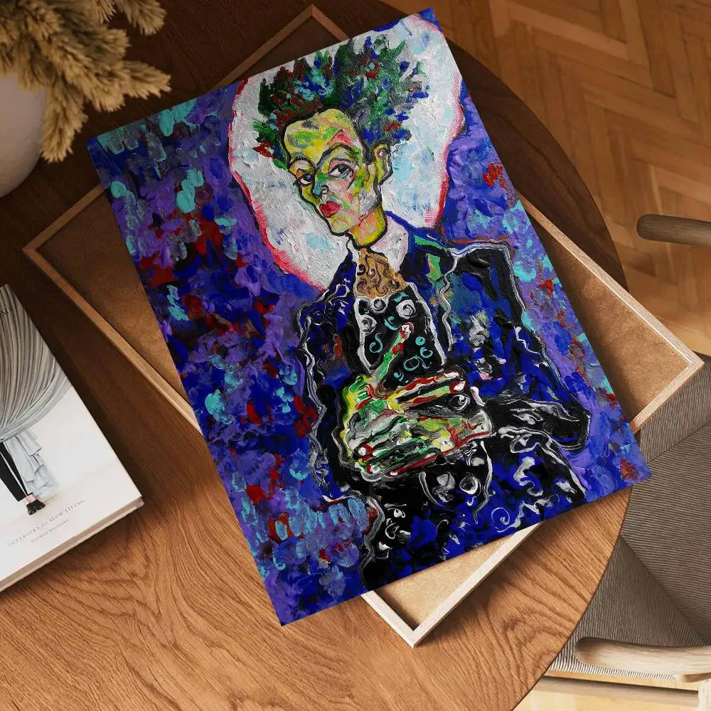 Egon Schiele Body Color Delineation DIY Sticky Poster Whitepaper Prints Posters Artwork Nordic Home Decor