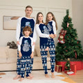 Blue Christmas Matching Family Pajamas – Mom, Dad, Kids & Baby