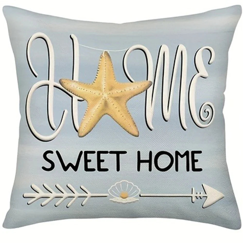 Bless Our Home Nautical Themed Pillow Covers