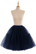 Elegant High Waist Tulle Tutu Skirt – Puffy Mesh Short Pettiskirt for Party, Prom, or Dance