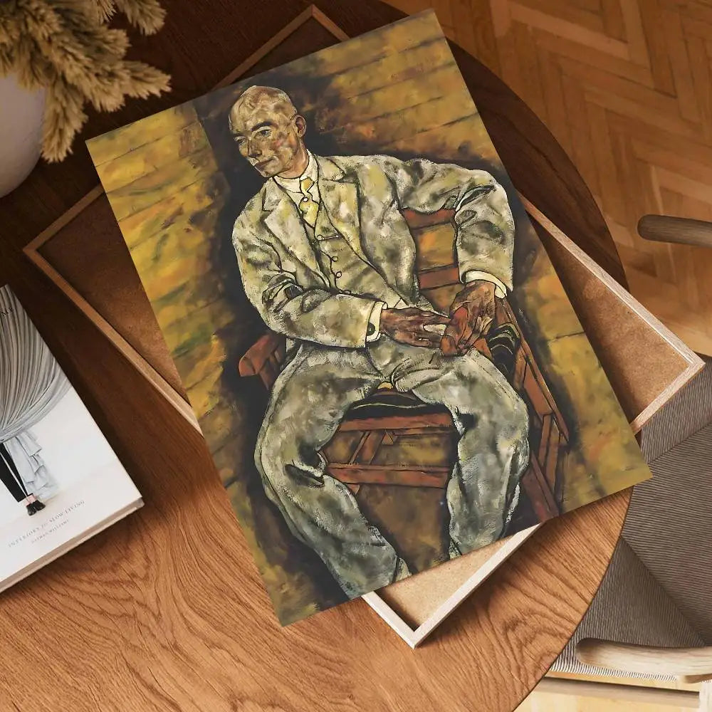 Egon Schiele Body Color Delineation DIY Sticky Poster Whitepaper Prints Posters Artwork Nordic Home Decor