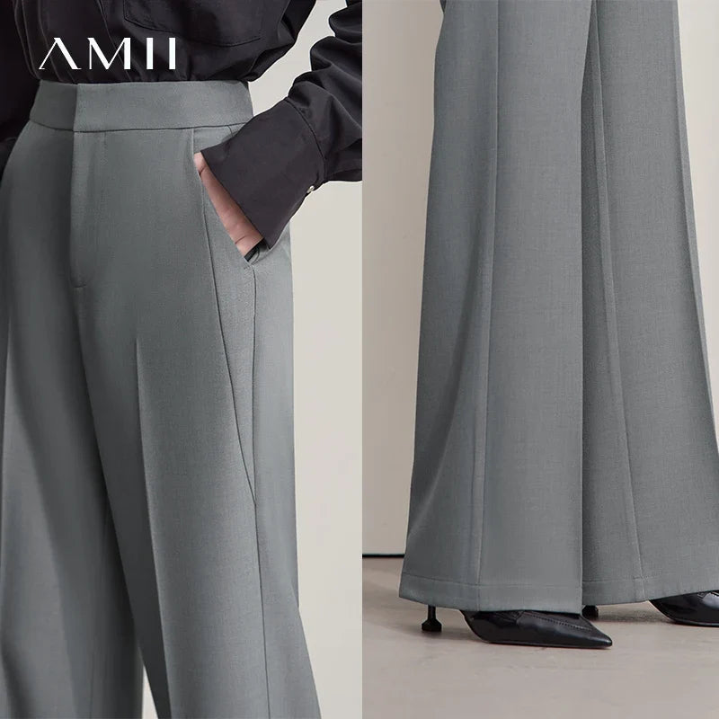Elegant Office Lady Loose Trousers 2026 Autumn Collection