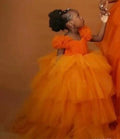 Fluffy Tulle Maternity Gown for Photoshoots