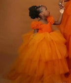 Fluffy Tulle Maternity Gown for Photoshoots