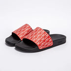 Fashionable Classic Simplicity Women’s Slippers – PVC Material, Letter Print, Outdoor Casual Flat Bottom