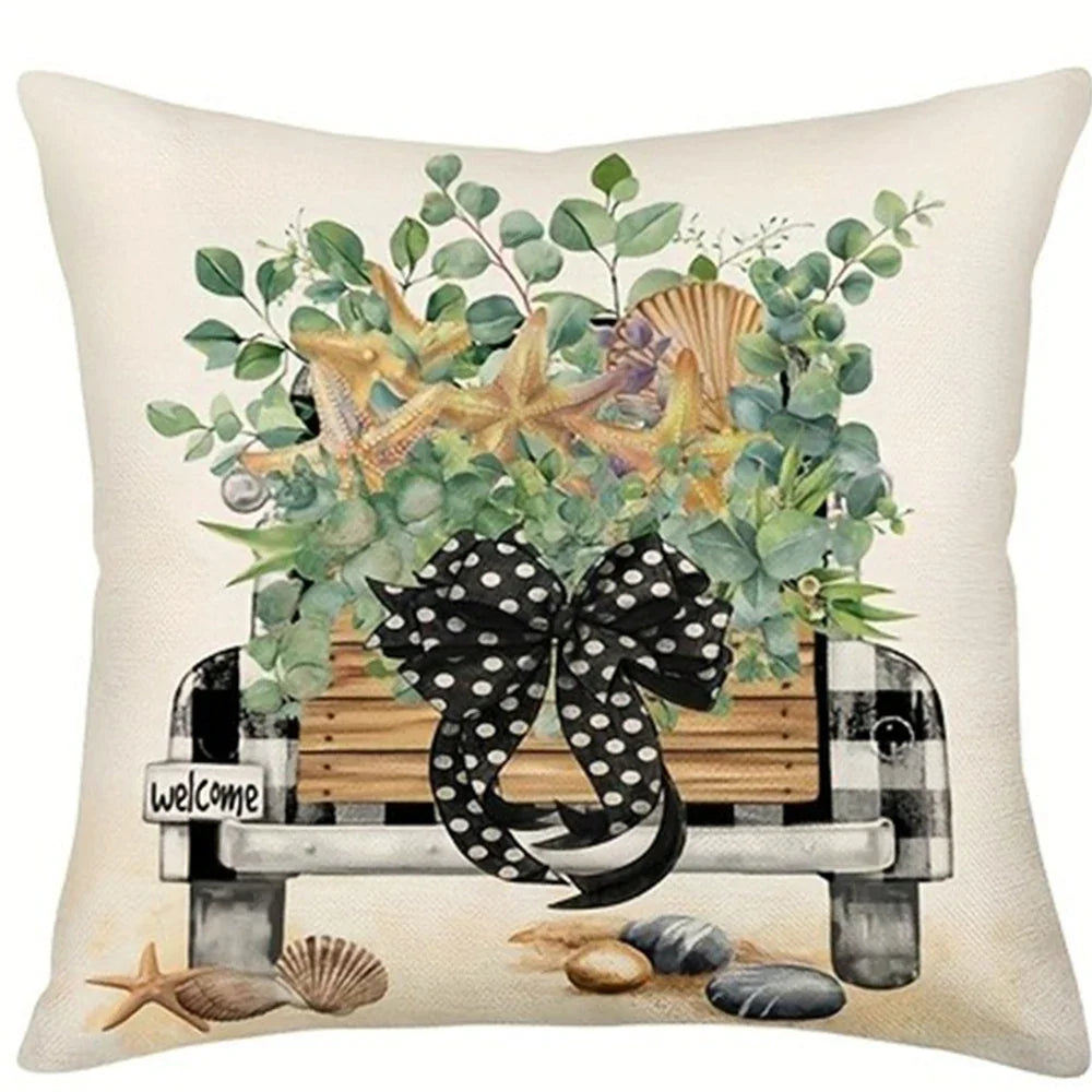 Bless Our Home Nautical Themed Pillow Covers