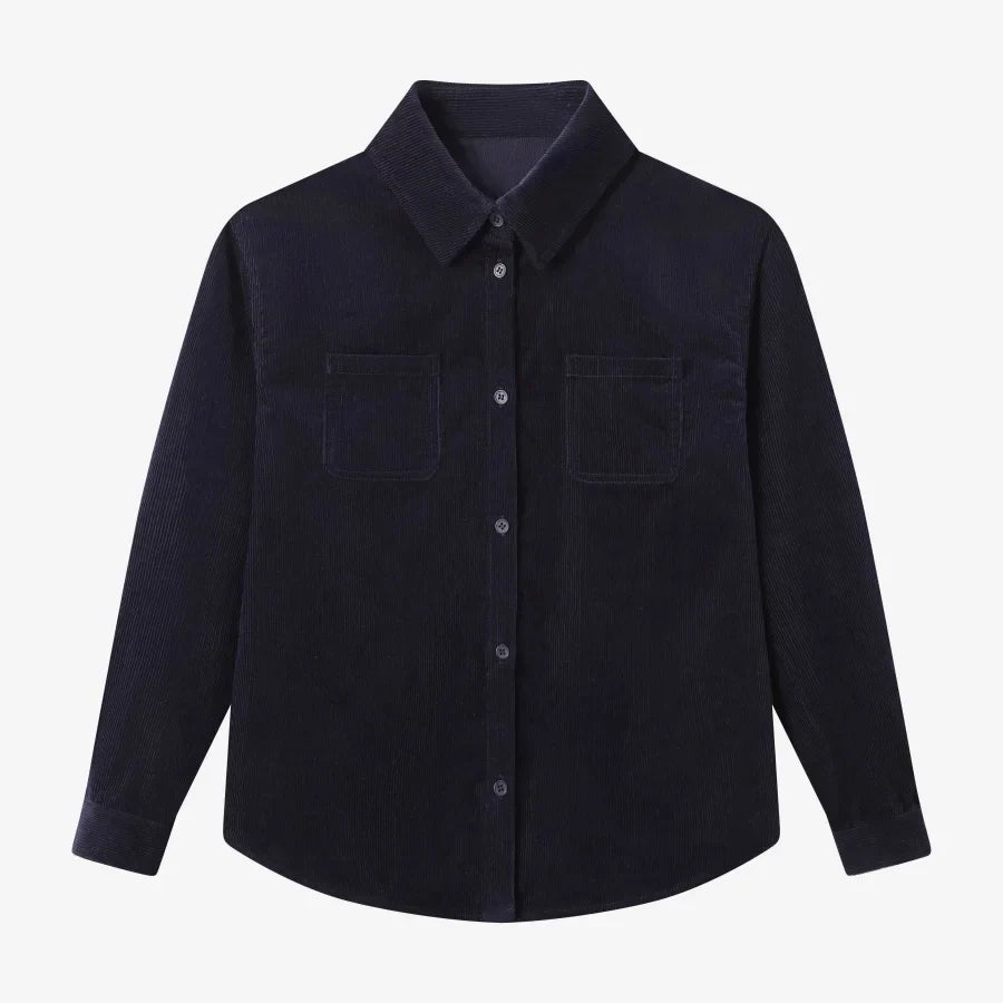 Family Matching Corduroy and Sweatshirt Outfits for Kids