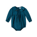 Autumn Holiday Matching Outfits - High Quality Taffeta Girls Dress, Baby Romper & Solid Sweater Set